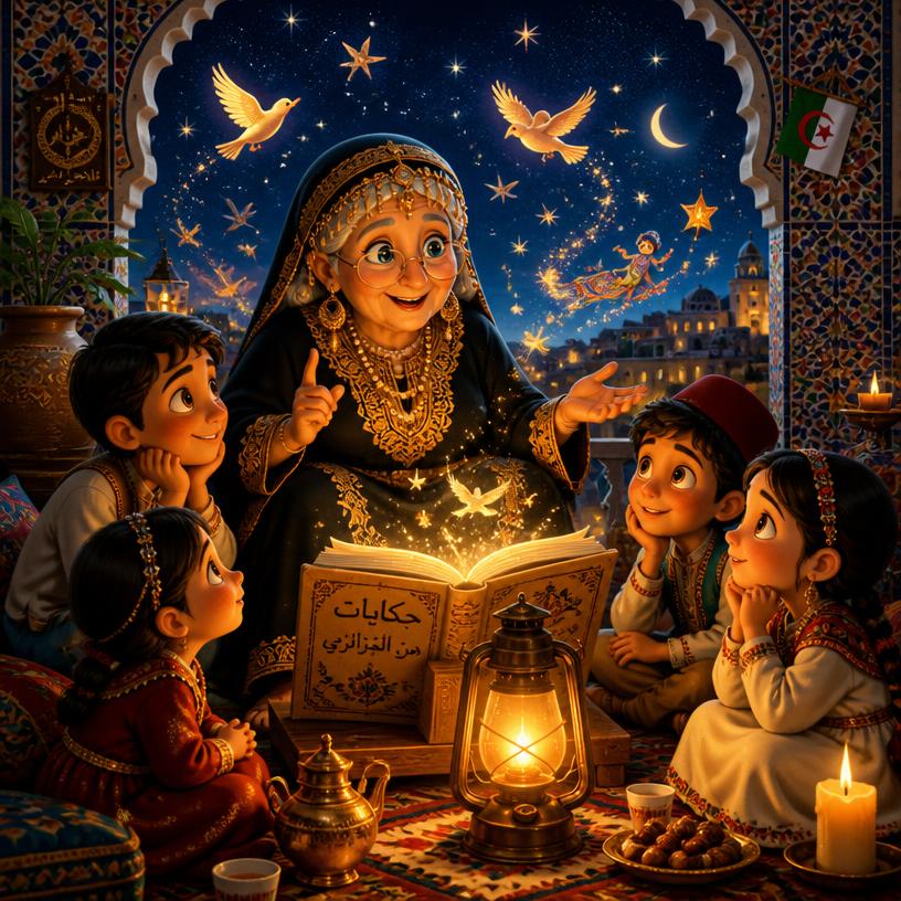 عالم القصص والحكايات والمحاجيات
